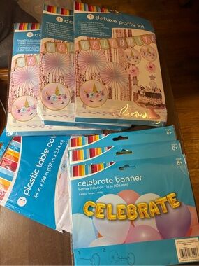 Deluxe Mystic Unicorn Party Kit - Pink and Gold